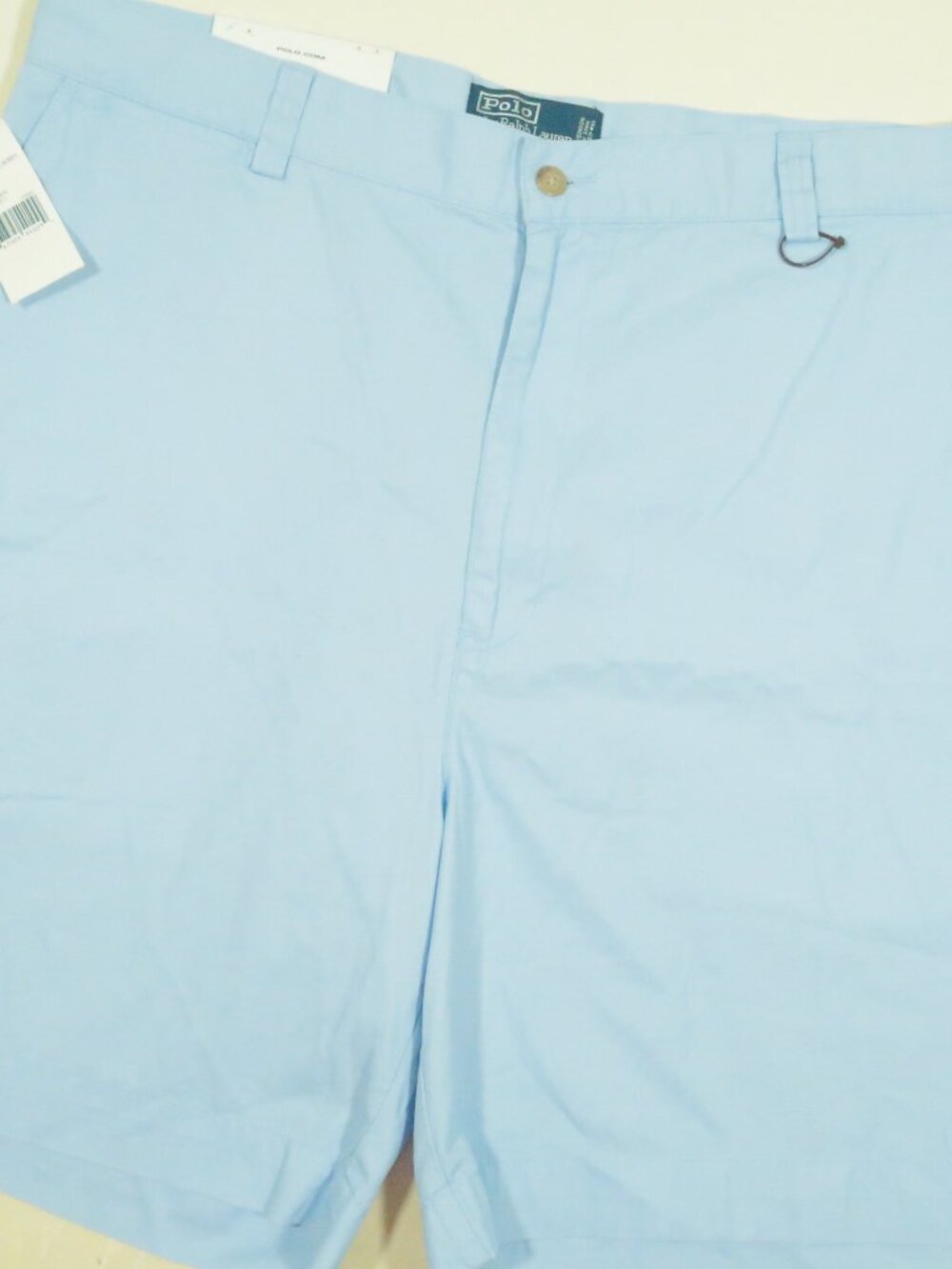 Vintage 90s Polo Ralph Lauren Philip Shorts Mens 38 Blue Chino Cotton Preppy New